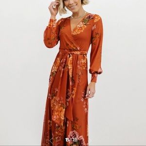 NWT Baltic Born Lydia Maxi Rust Floral- Sold out online